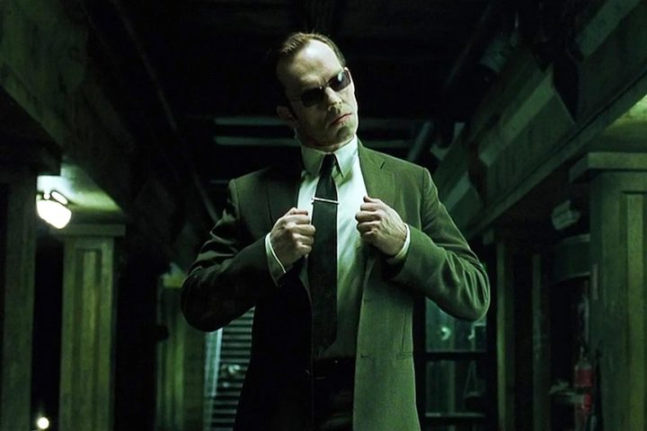 Agent Smith in The Matrix Resurrections.