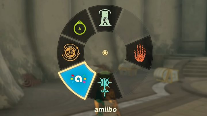 The amiibo icon on link's ability wheel.