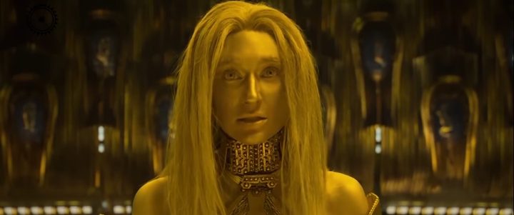 Ayesha in "Guardians of the Galaxy Vol. 2."