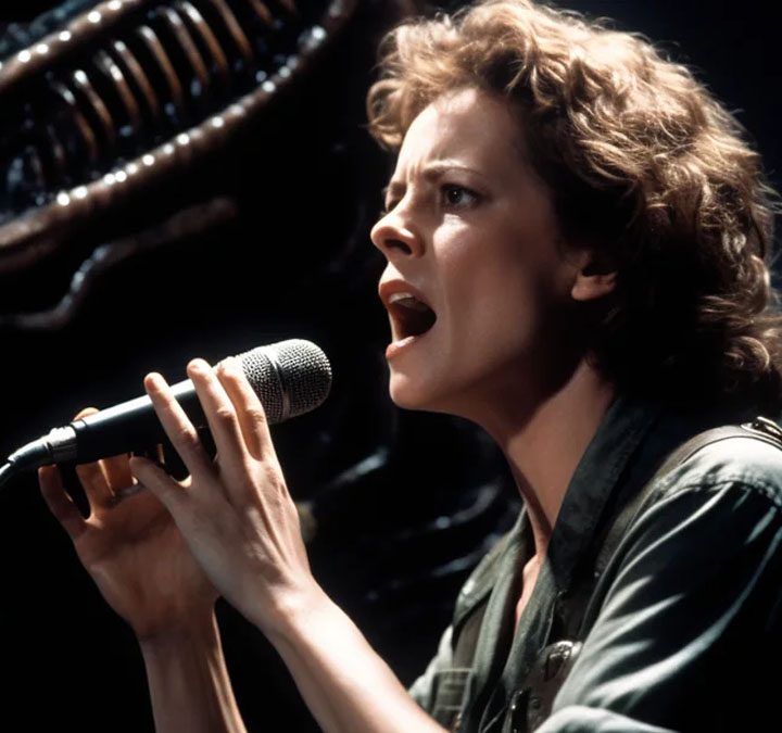 Ripley sings in Aliens: The Musical.