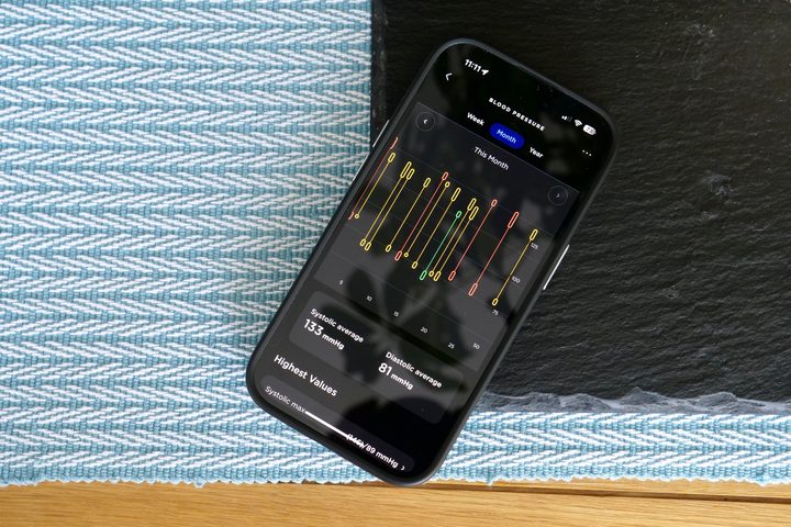 The Withings Health Mate app.