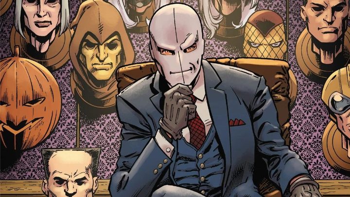 Chameleon smirking in Marvel Comics.