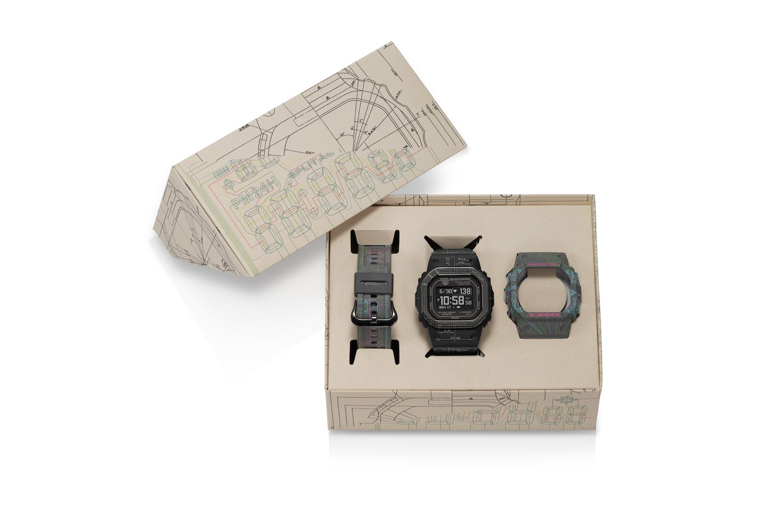 The box for the special Casio G-Shock DW-H5600.