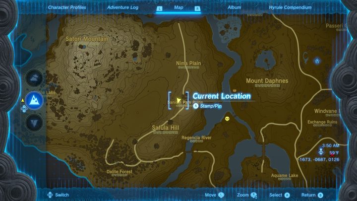 Skeletal horse location