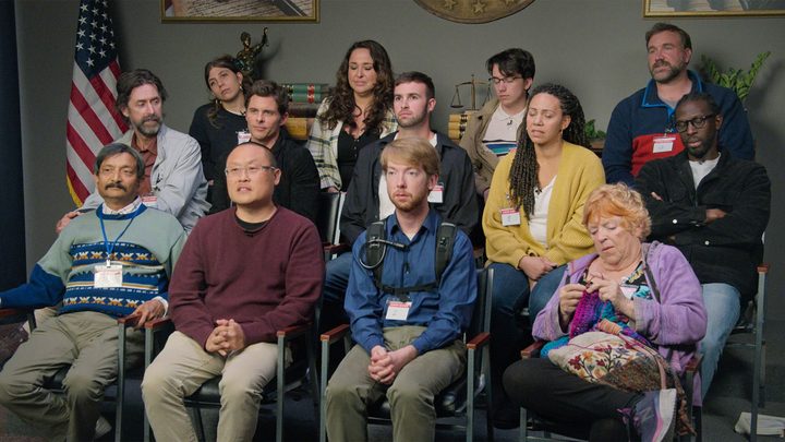 The cast of Jury Duty.