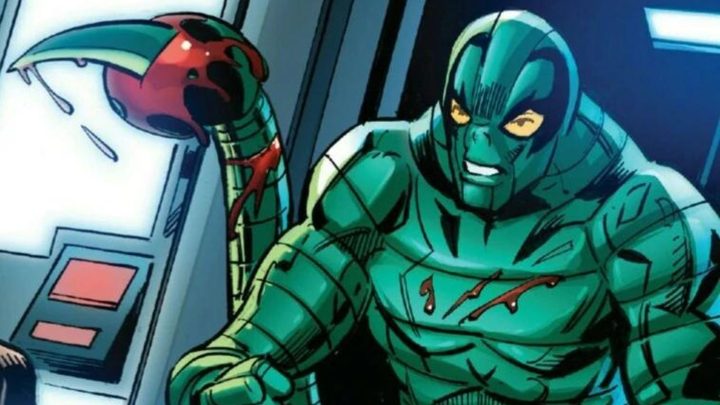 Mac Gargan's Scorpion in Marvel Comics.