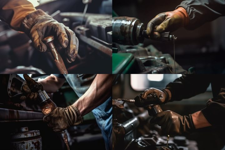 Midjourney understands hands but is puzzled by wrenches.