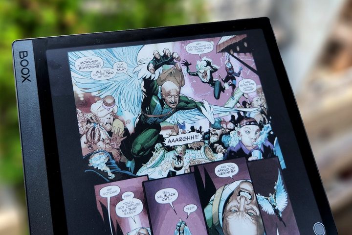 Comics closeup on Onyx Boox Tab Ultra C