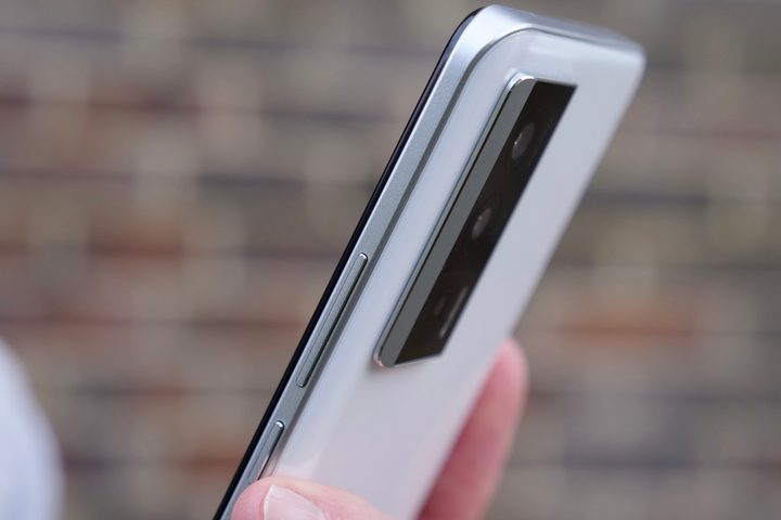 The side buttons on the Poco F5 Pro.