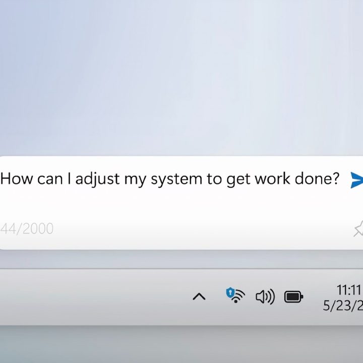 A screenshot of Windows Copilot being used in the sidebar.