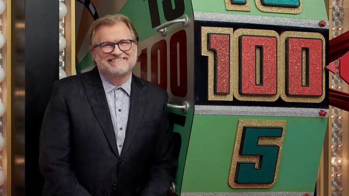 Drew Carey hosting The Price is Right.