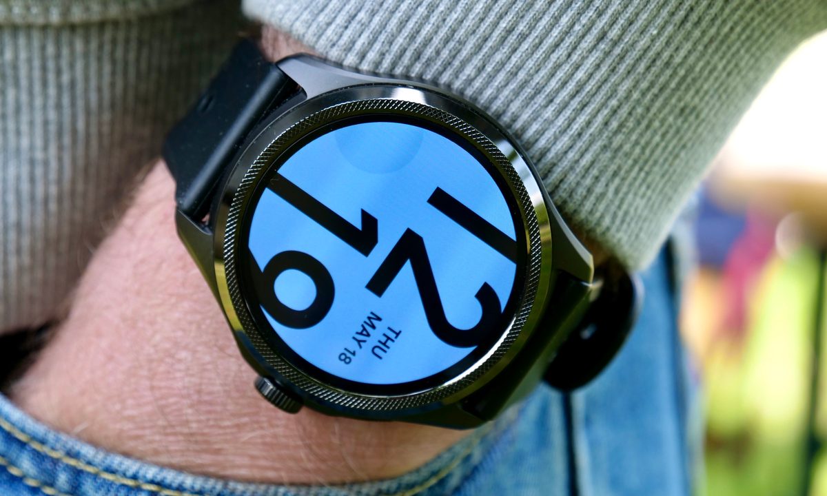 The Mobvoi TicWatch Pro 5 on a person's wrist.
