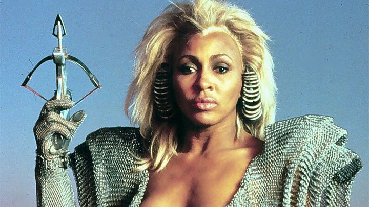 Tina Turner in Mad Max Beyond Thunderdome.