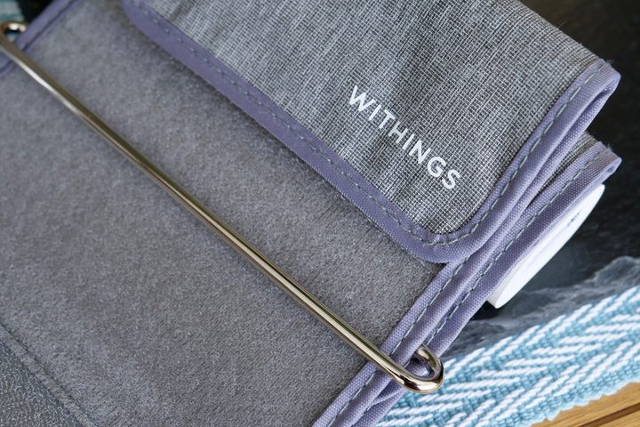 The Withings BPM Connect blood pressure monitor's cuff.