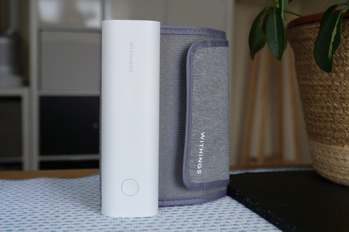 The Withings BPM Connect blood pressure monitor.