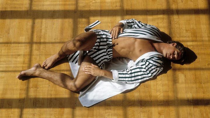 A man lies on the floor in All Male.