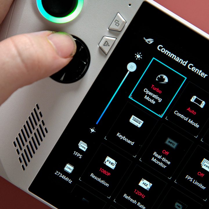 Turbo mode on the Asus ROG Ally.