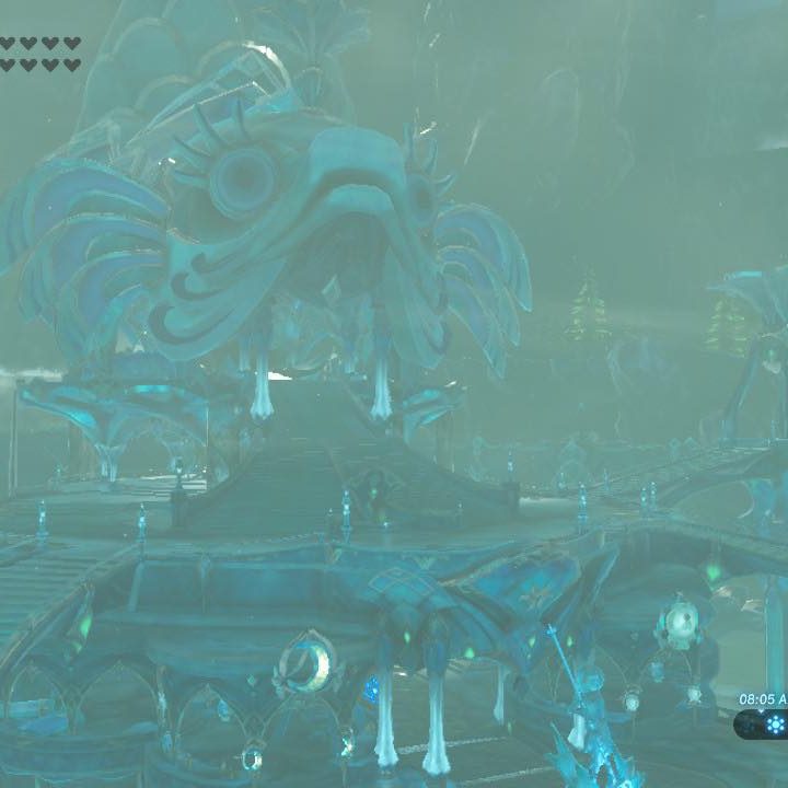 Zora's Domain appears in The Legend of Zelda: Breath of the Wild.