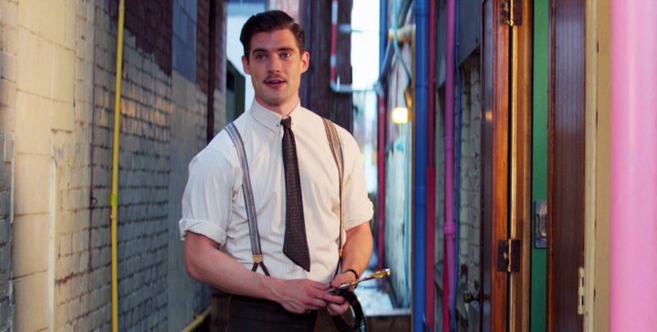 David Cornswet stands in an alley in Pearl.