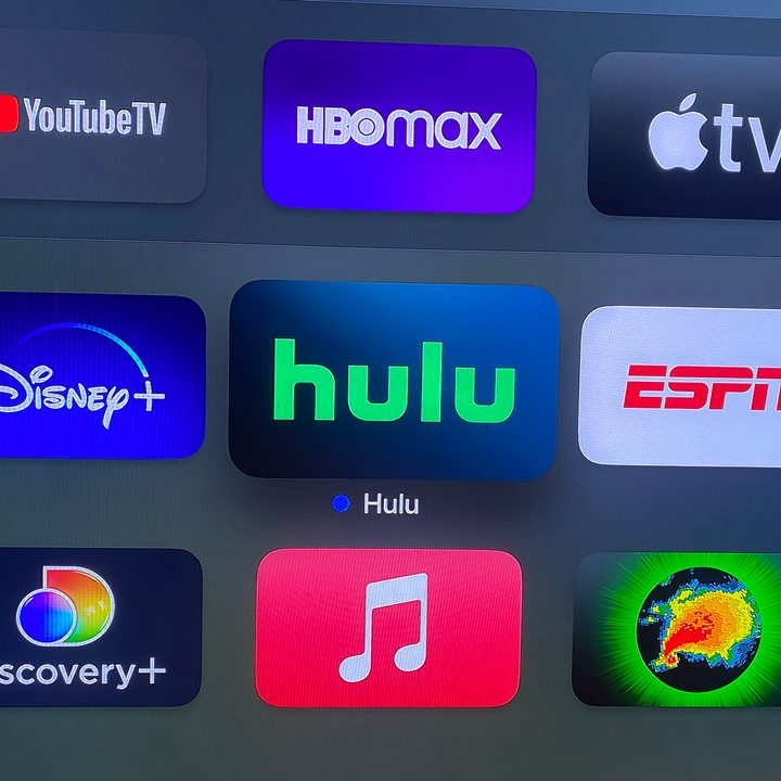 App icons for Disney+, Hulu and ESPN.