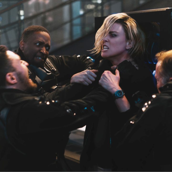 Cipher is assaulted by three men in Fast X.
