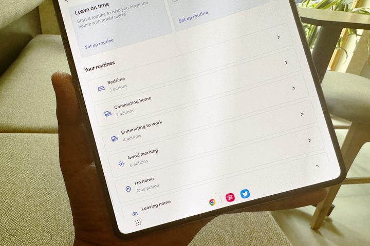 Google Assistant routines