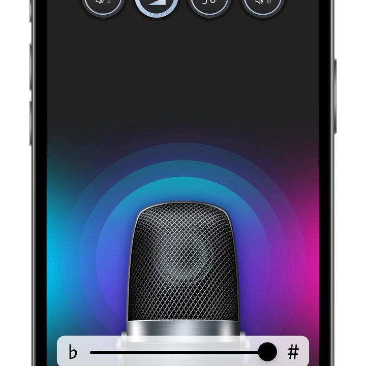 The LG XBoom XL7's karaoke app features.