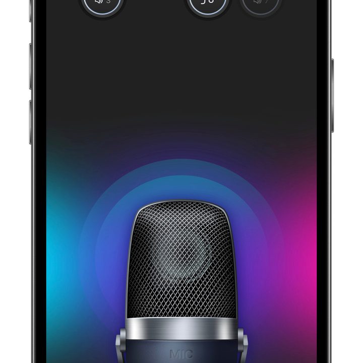 The LG XBoom XL7's karaoke app features.
