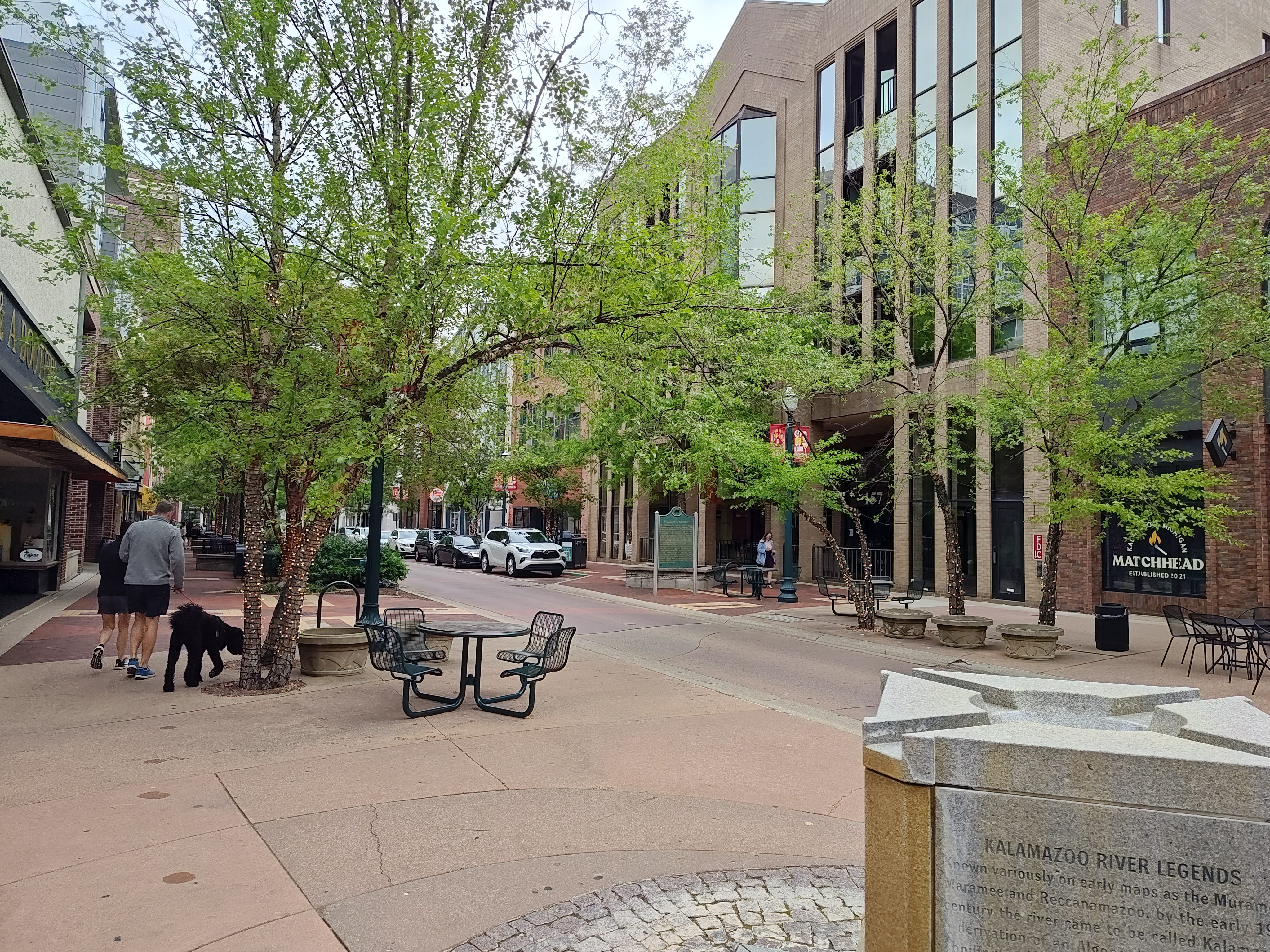 Photo of downtown Kalamazoo, MI, taken with the Motorola Edge Plus (2023).