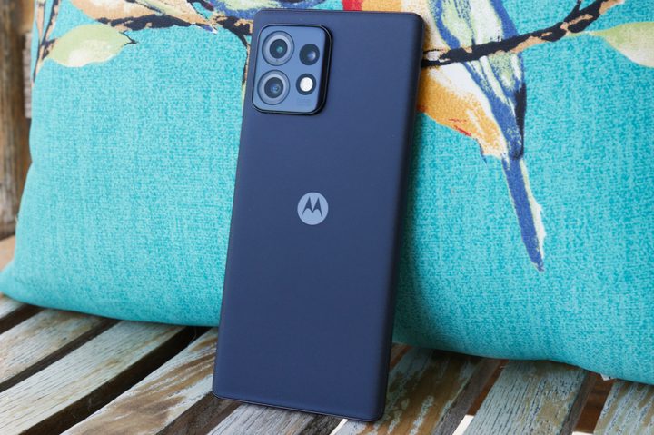The back of the Motorola Edge Plus (2023).