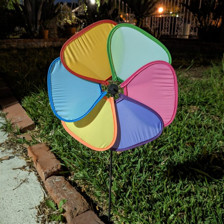 Pinwheel taken with Google Pixel 6a night sight