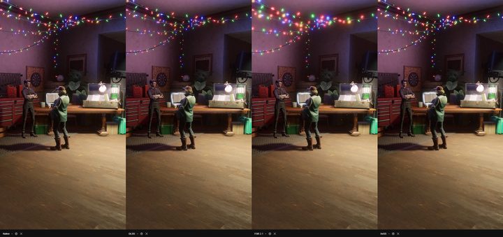 Upscaling in Redfall.