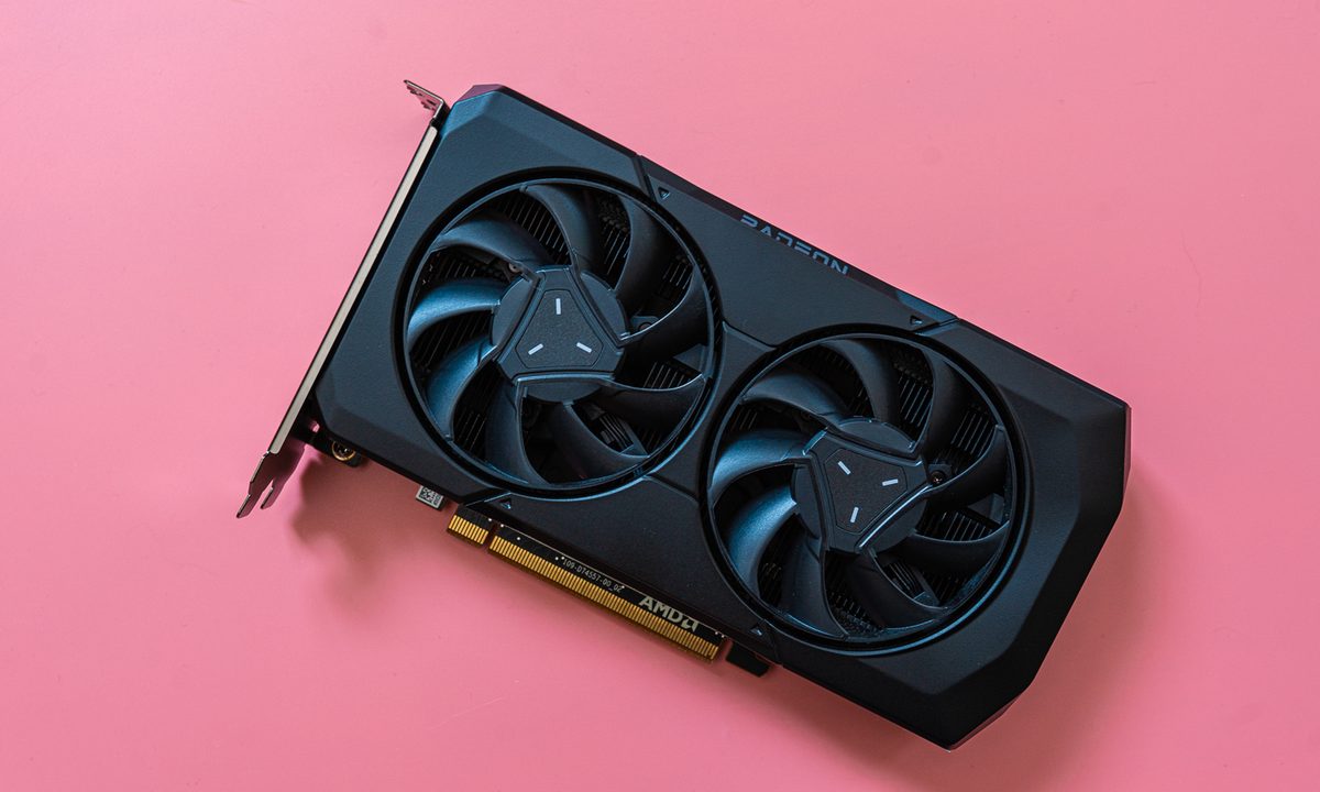 Front of the AMD RX 7600.