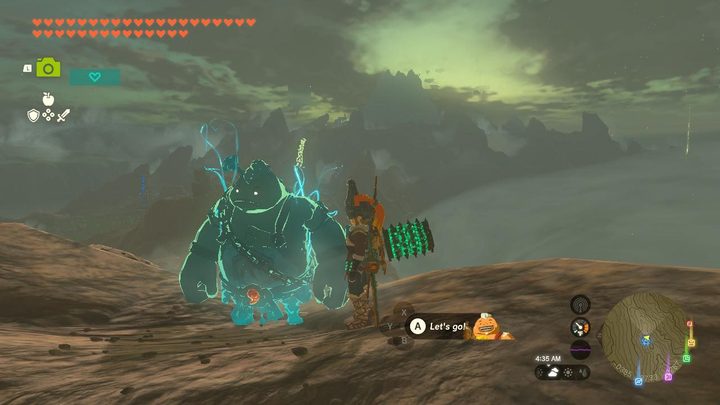 Link next to Sage in The Legend of Zelda: Tears of the Kingdom.