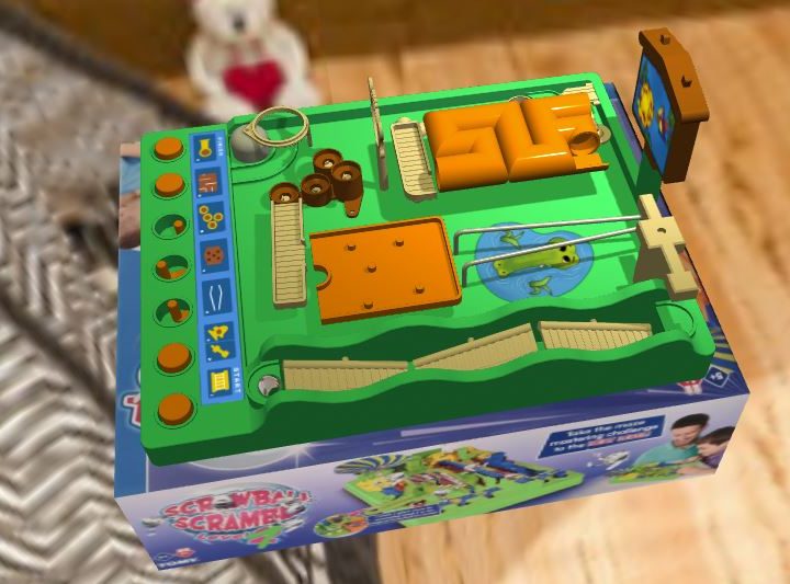 Screwball Scramble is recreated as a 3D browser game.
