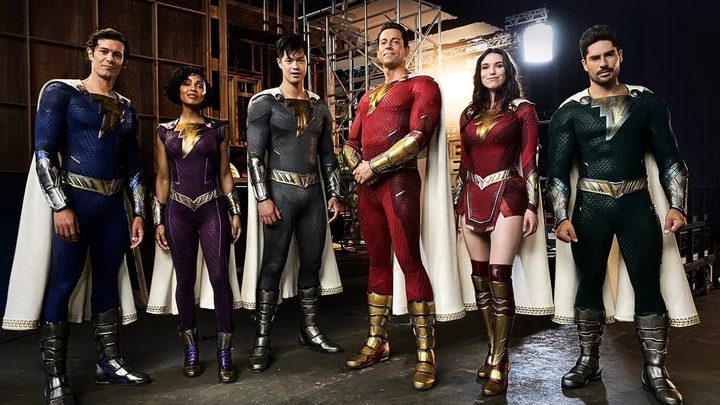 The cast of Shazam! Fury of the Gods.