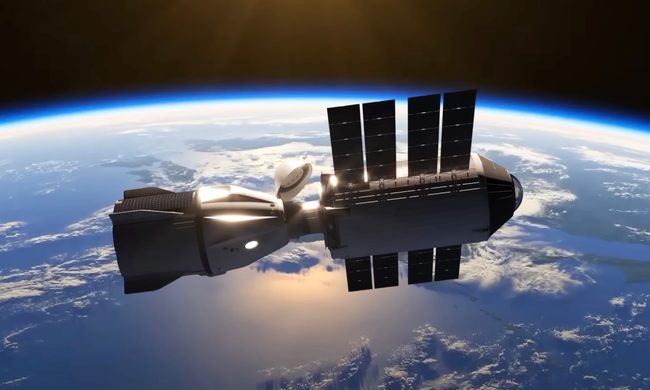 How Vast's space station will look in orbit.