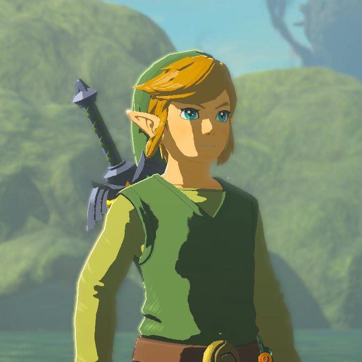 Link dresses in Wind Waker gear in The Legend of Zelda: Tears of the Kingdom.
