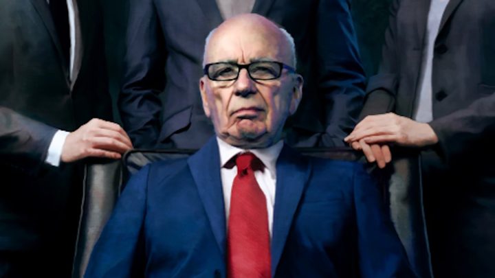 Ruper Murdoch from a promo image for The Murdochs: Empire of Influence.