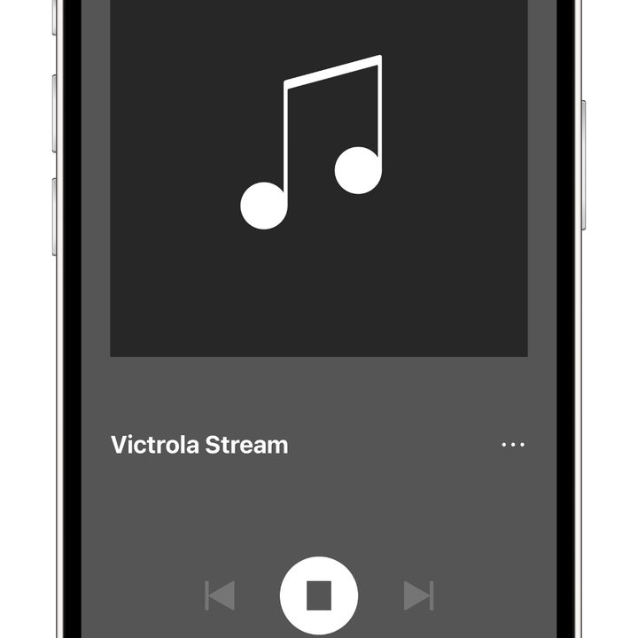 The Victrola Stream in the Sonos app.