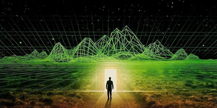 A man enters a simulation in The 13th Floor