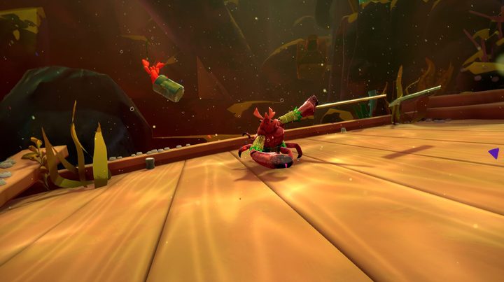 A boss fight in Another Crab's Treasure