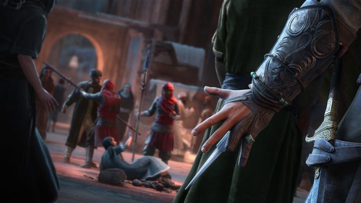 A hidden blade in Assassin's Creed Mirage.
