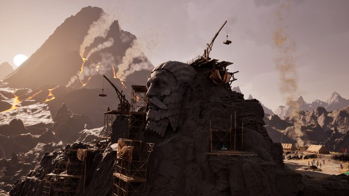 A screenshot of the Galawains Tusks God Shrine in Avowed