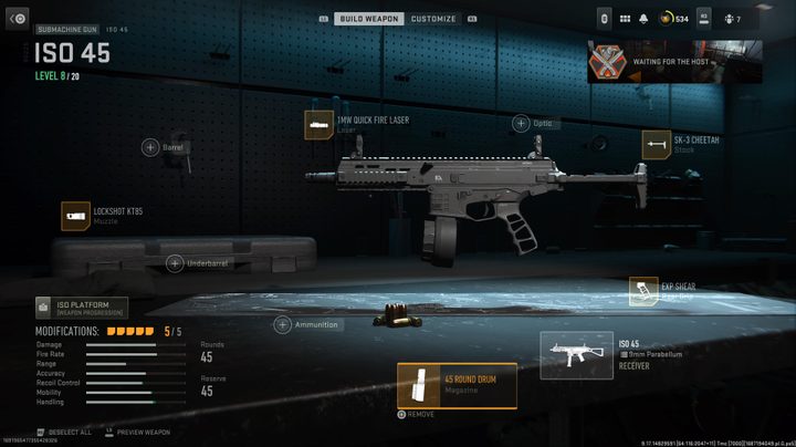 The ISO 45 in Warzone.