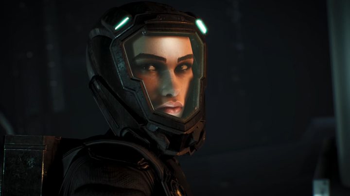 The Expanse Drummer looks at the camera