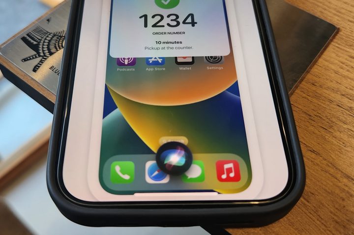 Siri voice interface