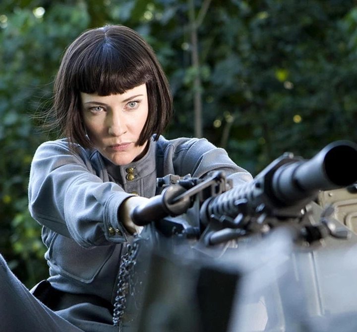 Irina Spalko in Indiana Jones Kingdom of the Crystal Skull.