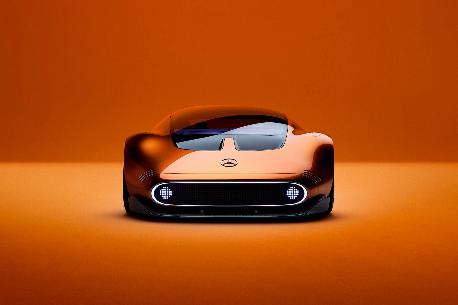 Front view of the Mercedes-Benz Vision One-Eleven concept.