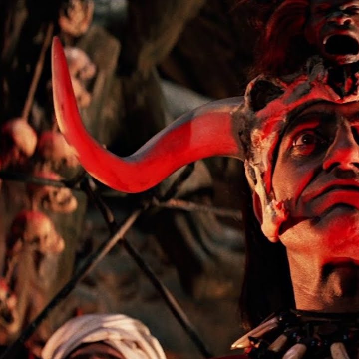 Mola Ram in Indiana Jones and the Temple of Doom.